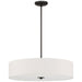Access - 64066LEDDLP-MBL/WH - LED Pendant or Semi-Flush - Mid Town - Matte Black