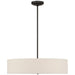 Access - 64066LEDDLP-MBL/WH - LED Pendant or Semi-Flush - Mid Town - Matte Black