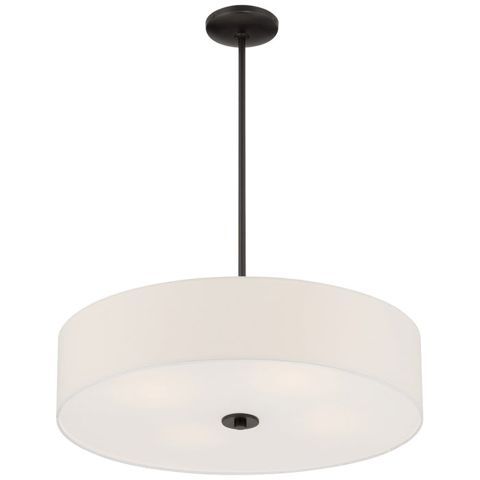 Access - 64066LEDDLP-MBL/WH - LED Pendant or Semi-Flush - Mid Town - Matte Black