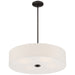 Access - 64066LEDDLP-MBL/WH - LED Pendant or Semi-Flush - Mid Town - Matte Black