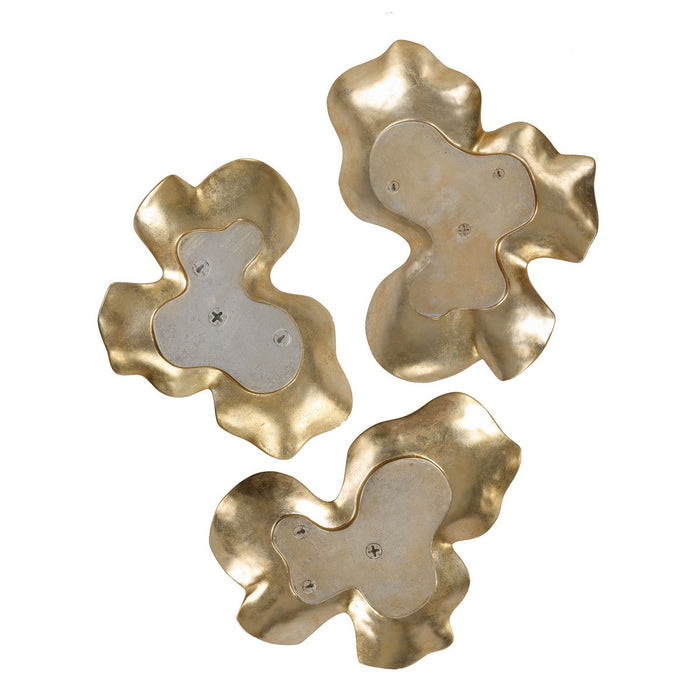 Uttermost - 03514 - Wall Decor, S/3 - Lumina - Antique Gold