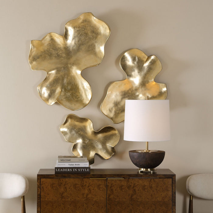 Uttermost - 03514 - Wall Decor, S/3 - Lumina - Antique Gold