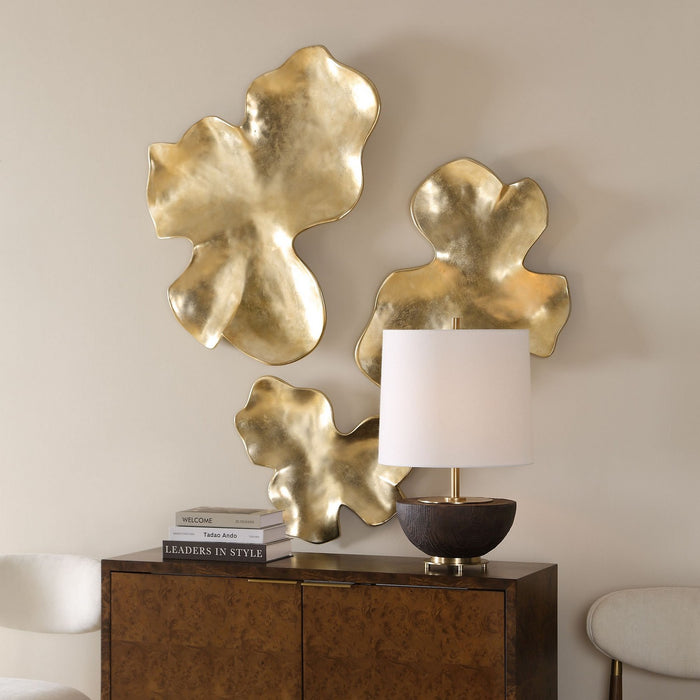 Uttermost - 03514 - Wall Decor, S/3 - Lumina - Antique Gold
