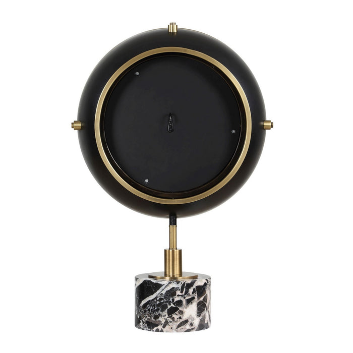 Uttermost - 06107 - Table Clock - Velar - Brushed Brass