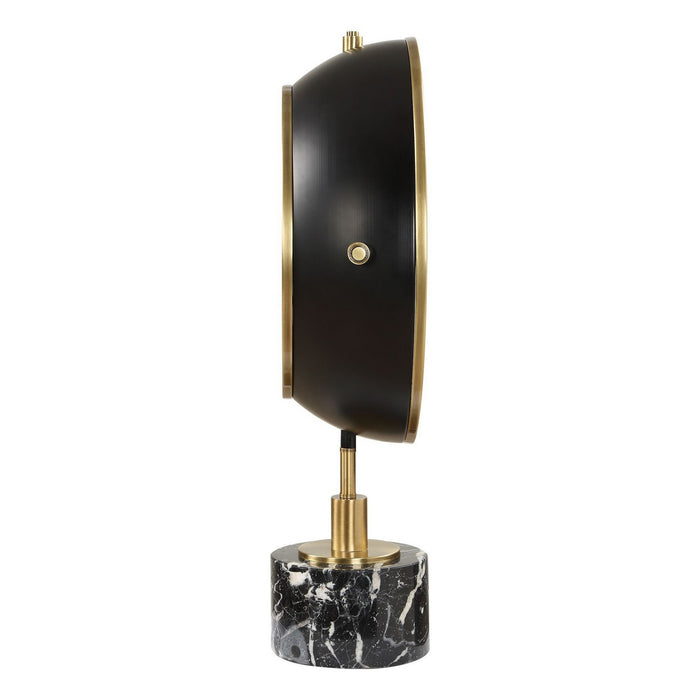 Uttermost - 06107 - Table Clock - Velar - Brushed Brass