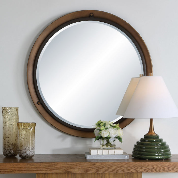 Uttermost - 08287 - Mirror - Porthole - Rubbed Bronze