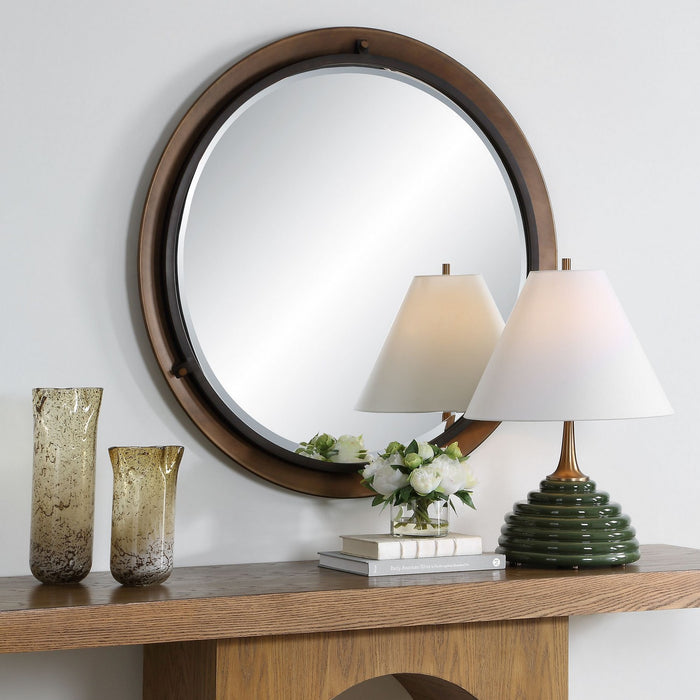 Uttermost - 08287 - Mirror - Porthole - Rubbed Bronze