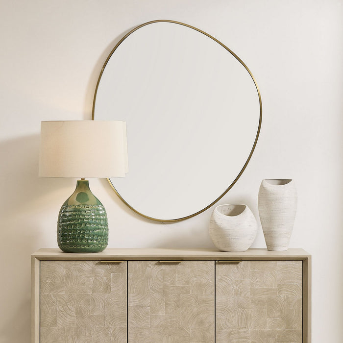 Uttermost - 08304 - Mirror - Distort - Antique Brass