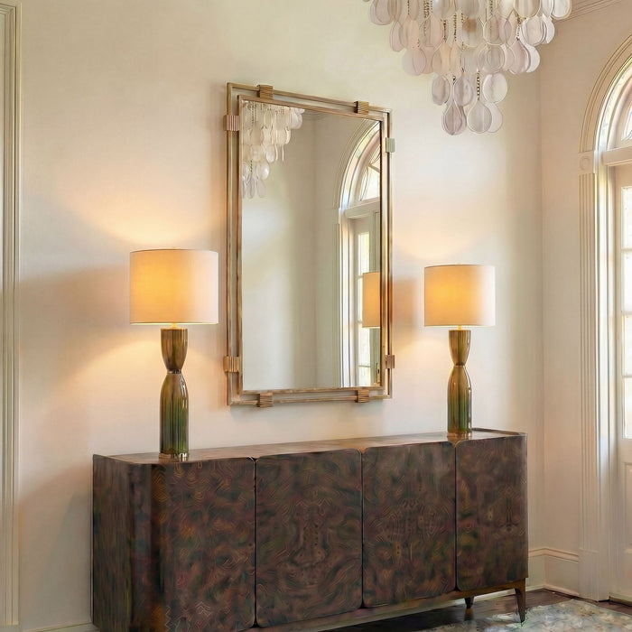 Uttermost - 08325 - Mirror - Elsher - Antiqued Gold