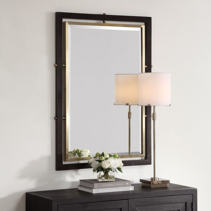 Uttermost - 08336 - Mirror - Bach - Antique Brass