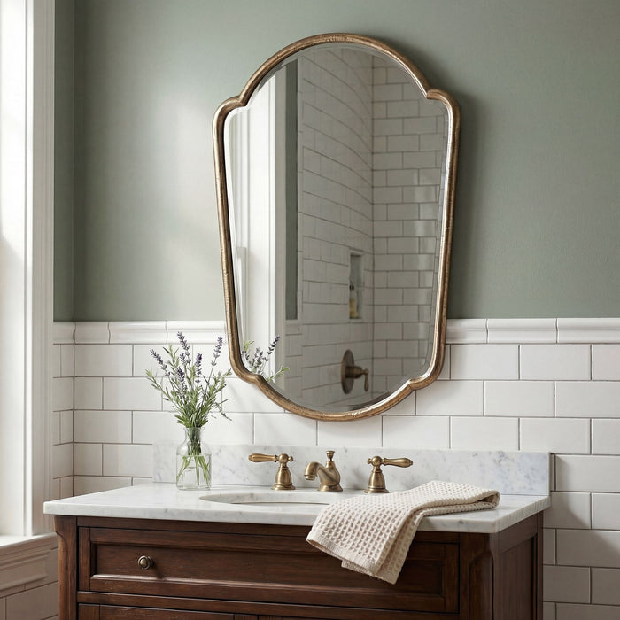 Uttermost - 08359 - Mirror - Naomi - Antique Brass