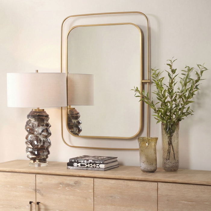 Uttermost - 08372 - Mirror - Moreni - Antique Brass