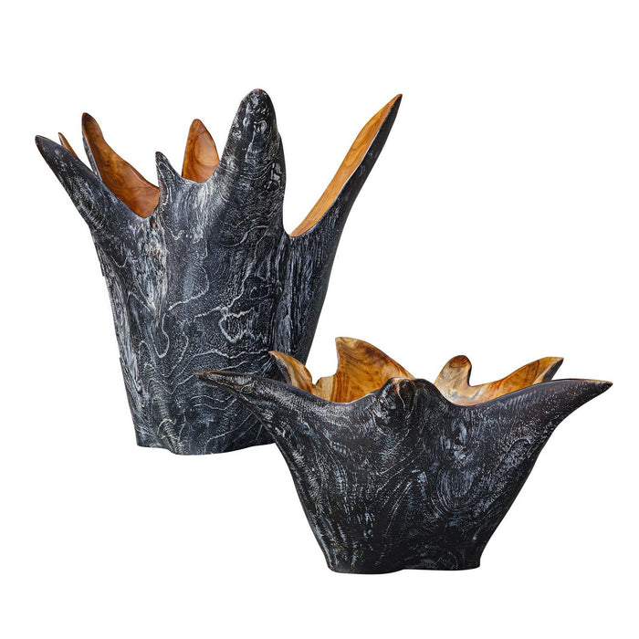 Uttermost - 17144 - Bowls Set/2 - Starpetal - Natural