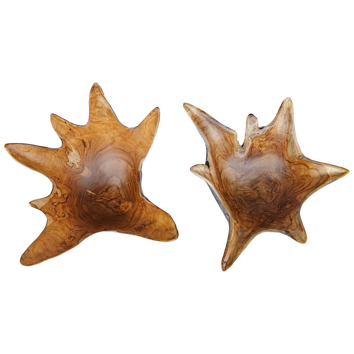 Uttermost - 17144 - Bowls Set/2 - Starpetal - Natural