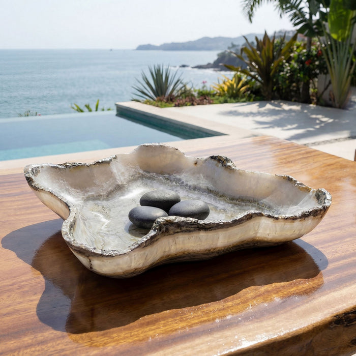 Uttermost - 17146 - Bowl - Lunara - Natural Gray Onyx