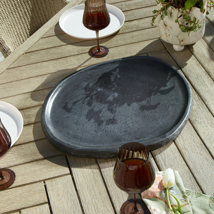 Uttermost - 17149 - Tray - Stoneveil - Charcoal