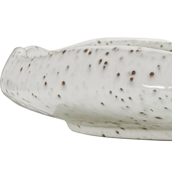 Uttermost - 18331 - Bowl - Stardust Ripple - Creamy White