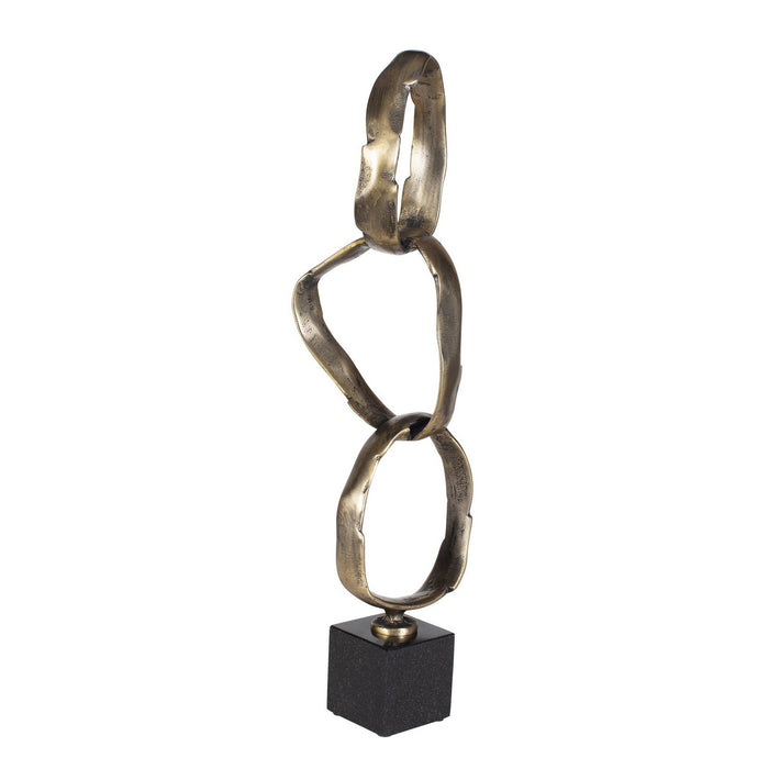 Uttermost - 18345 - Sculpture - Loopform - Brass Patina