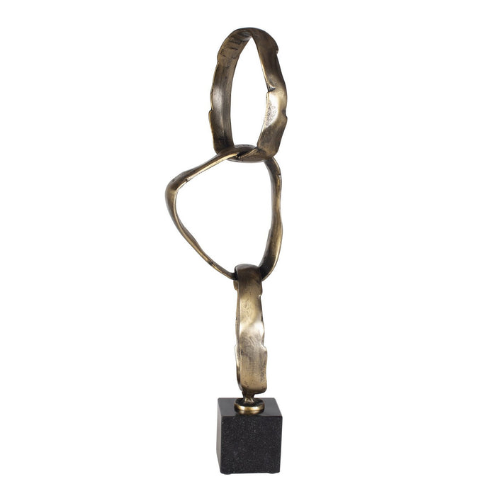 Uttermost - 18345 - Sculpture - Loopform - Brass Patina