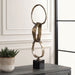 Uttermost - 18345 - Sculpture - Loopform - Brass Patina