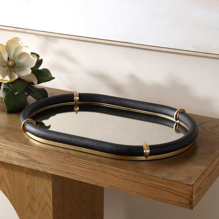 Uttermost - 18383 - Tray - Cyprus - Black