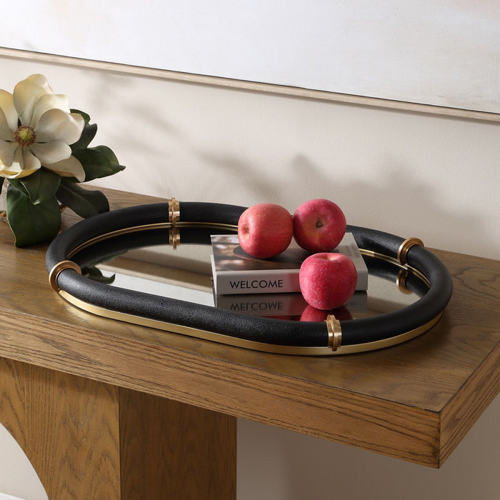 Uttermost - 18383 - Tray - Cyprus - Black