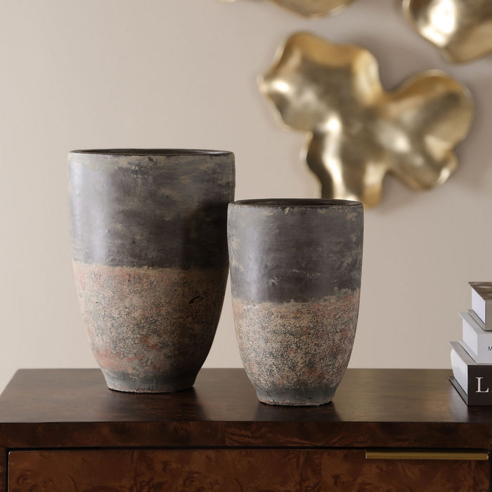 Uttermost - 18384 - Planters, S/2 - Emberwash - Richly Layered
