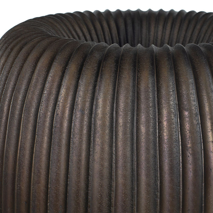 Uttermost - 18388 - Planter - Vector Ridge - Dark, Weathered Tone