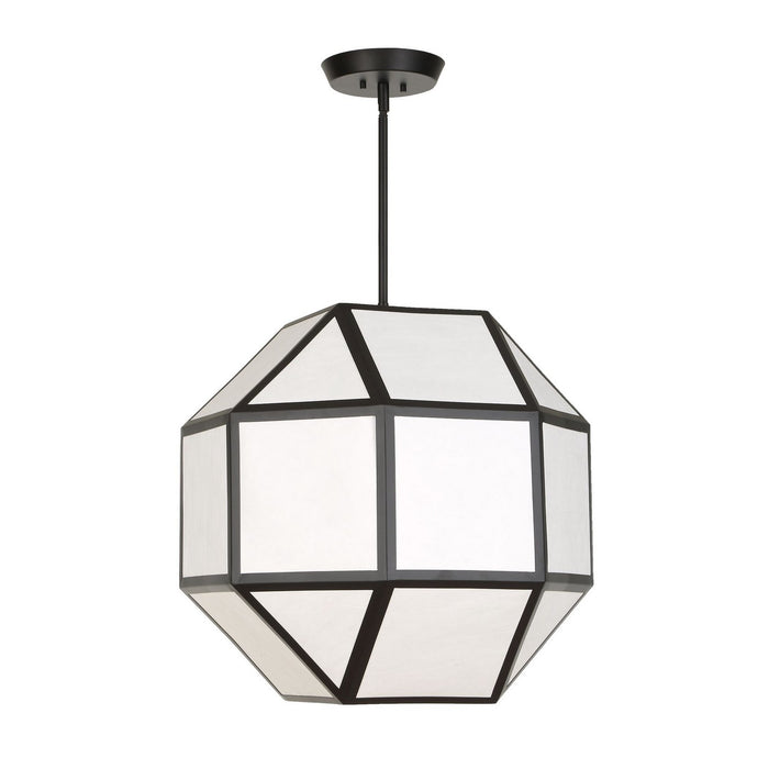 Uttermost - 21417 - Four Light Chandelier - Hoi - Matte Black