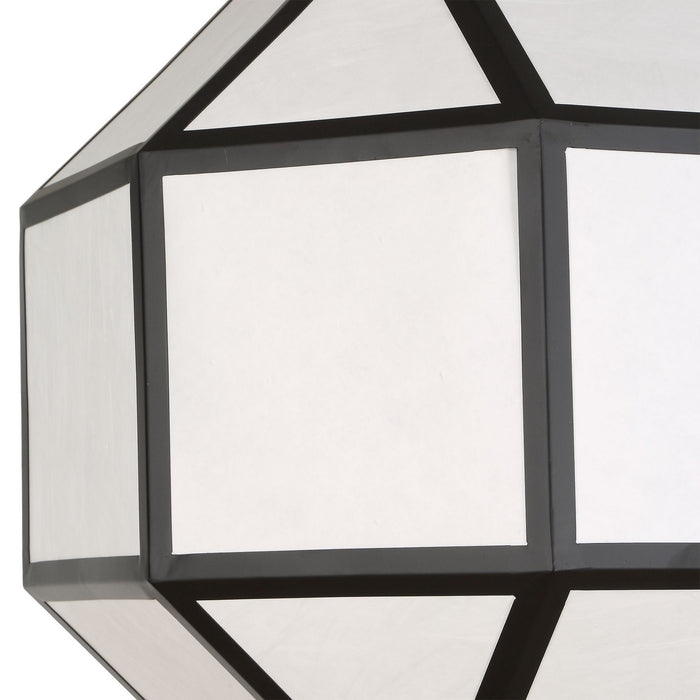 Uttermost - 21417 - Four Light Chandelier - Hoi - Matte Black