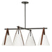 Uttermost - 21418 - Four Light Chandelier - Reins - Matte Black