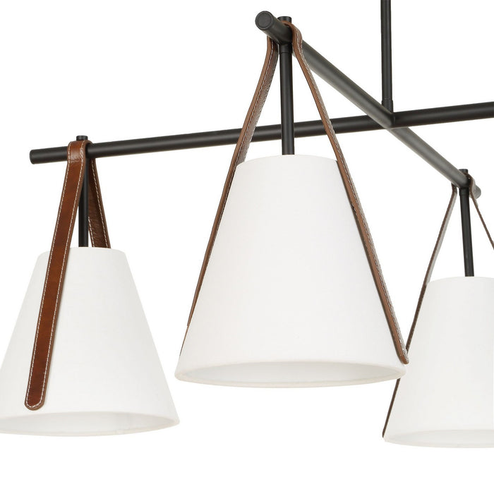 Uttermost - 21418 - Four Light Chandelier - Reins - Matte Black