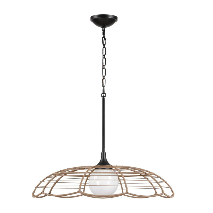 Uttermost - 21655 - One Light Pendant - Lakeside - Matte Black