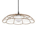 Uttermost - 21655 - One Light Pendant - Lakeside - Matte Black