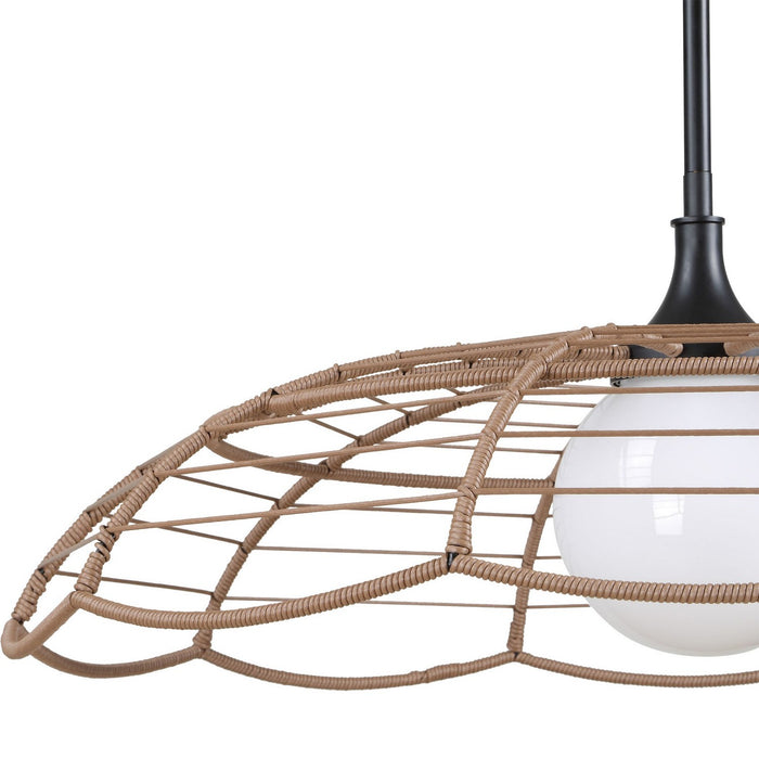 Uttermost - 21655 - One Light Pendant - Lakeside - Matte Black