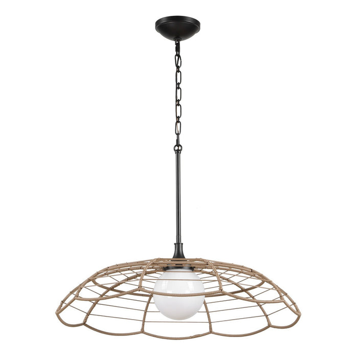 Uttermost - 21655 - One Light Pendant - Lakeside - Matte Black
