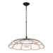 Uttermost - 21655 - One Light Pendant - Lakeside - Matte Black