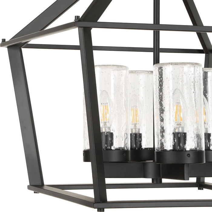 Uttermost - 21665 - Four Light Pendant - Evanston - Matte Black