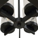 Uttermost - 21665 - Four Light Pendant - Evanston - Matte Black