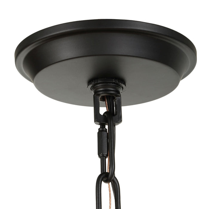 Uttermost - 21665 - Four Light Pendant - Evanston - Matte Black
