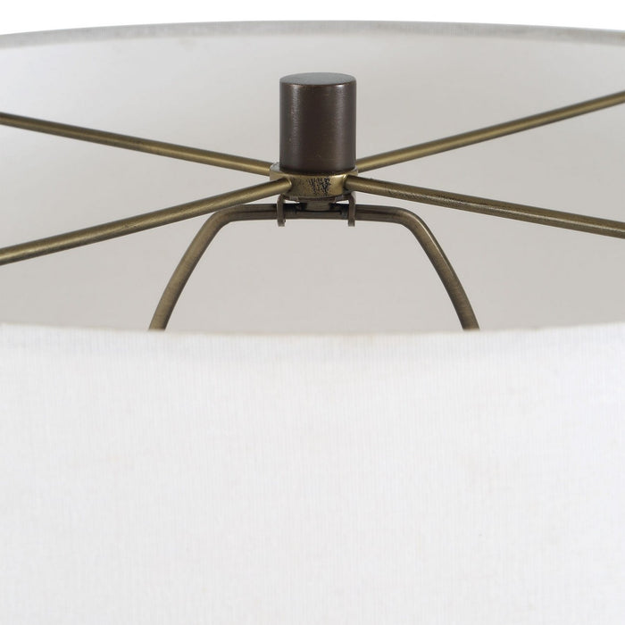 Uttermost - 30693 - One Light Floor Lamp - Tallarico - Antique Brass