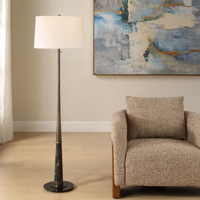 Uttermost - 30693 - One Light Floor Lamp - Tallarico - Antique Brass