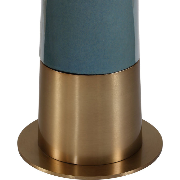 Uttermost - 30751 - One Light Floor Lamp - Riccardi - Antique Brass