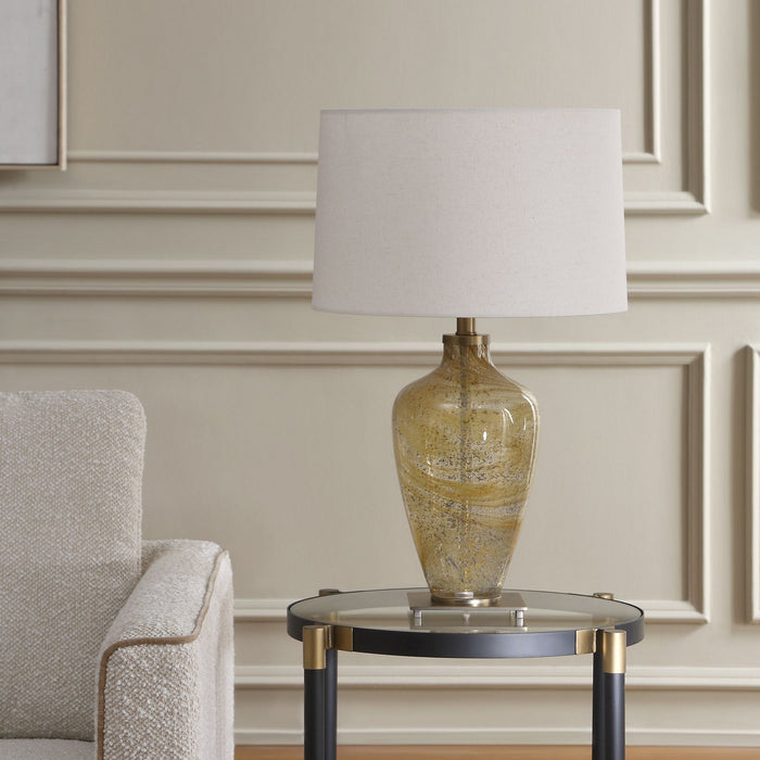 Uttermost - 30773-1 - One Light Table Lamp - Rainer - Antique Brass