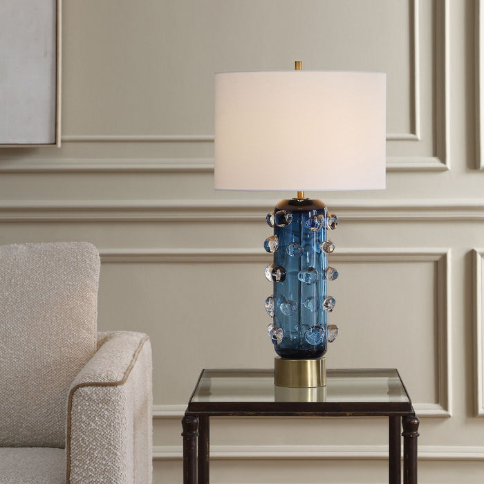 Uttermost - 30780 - One Light Table Lamp - Aura - Brushed Brass