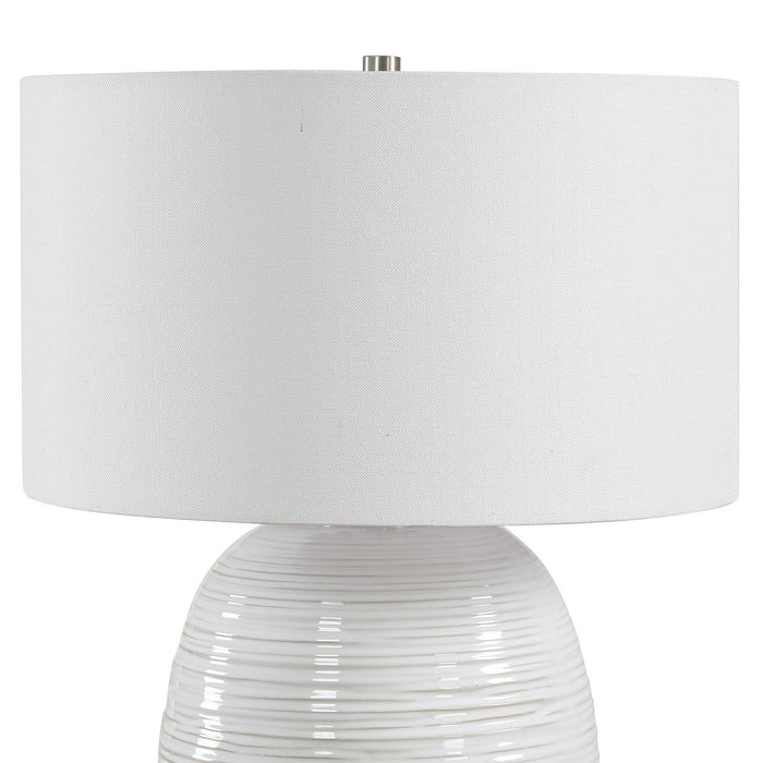 Uttermost - 30783 - One Light Table Lamp - Alkman - Brushed Nickel
