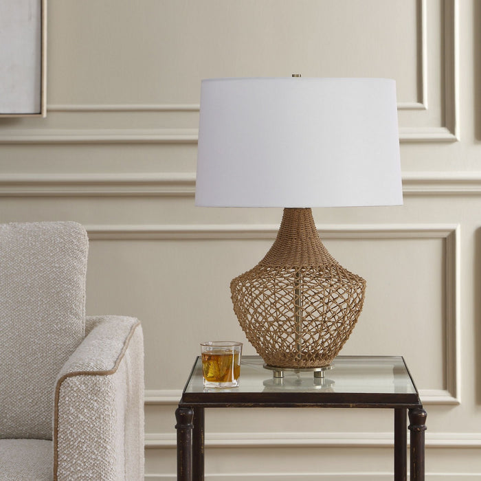 Uttermost - 30786-1 - One Light Table Lamp - Samori - Antique Brass