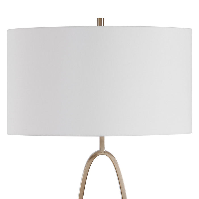Uttermost - 30787 - One Light Floor Lamp - Tordin - Antique Brass