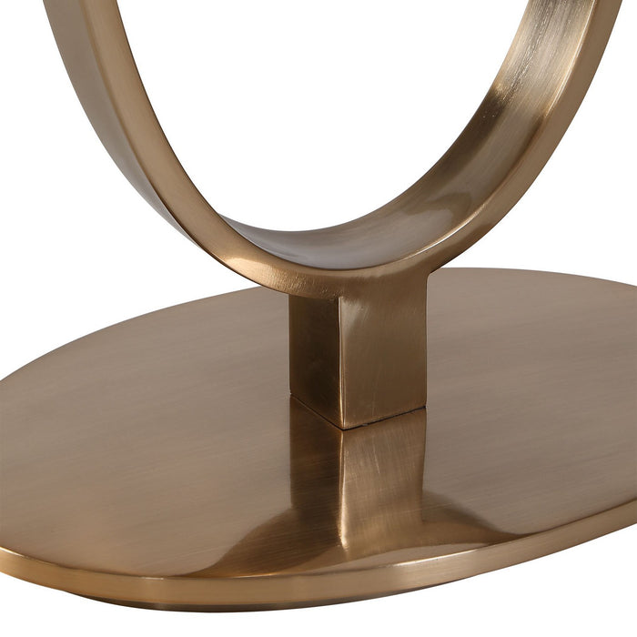 Uttermost - 30787 - One Light Floor Lamp - Tordin - Antique Brass