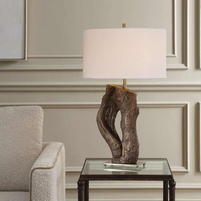 Uttermost - 30788 - One Light Table Lamp - Namath - Antique Brass